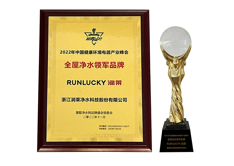 2022 Leading Brand of Whole House Water Filter Award of HC360